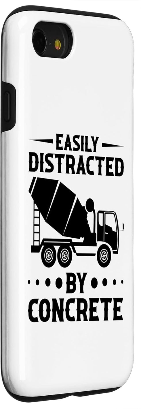 iPhone SE (2020) / 7 / 8 Concrete Worker Guy Case with Concrete Tools Design