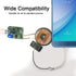 Ultra Thin DIY Qi Charging Receiver Module Circuit Board Coil Charger, 5V 1A, Plug and Play