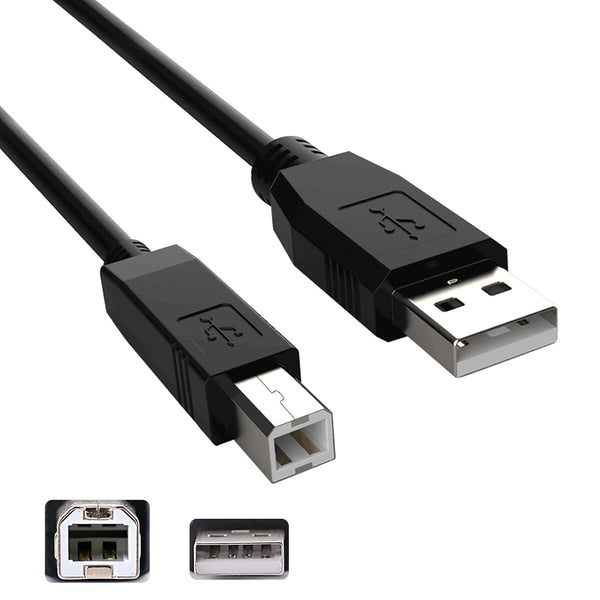 Replacement 10FT USB PC Data Transfer Host Cable Cord Printer Cable for