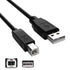 Replacement 10FT USB PC Data Transfer Host Cable Cord Printer Cable for