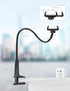 Tryone Gooseneck Phone Holder Stand for Bed, Flexible Arm Adjustable Mount Clamp for iPhone 14 Pro Max, Samsung, Other