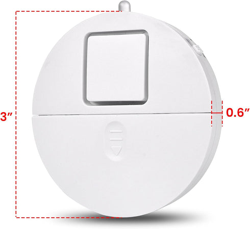 EVA LOGIK 4-Pack 120dB Window Alarm System - Ultra-Loud Alarms with Advanced Vibration Sensors - Window Security Alarms