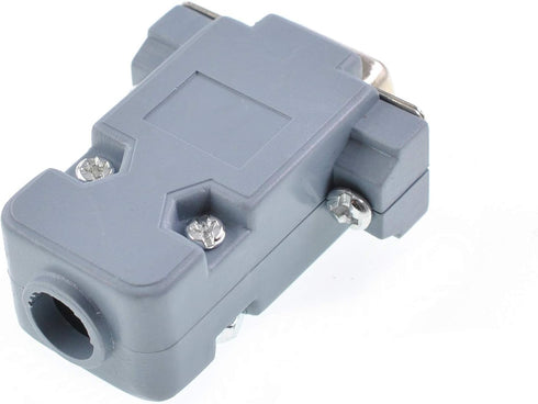 Oiyagai 10 Sets DB15 VGA Male Connector Kit, HD15 Solder Cup with Plastic Hoods, 15-Pin D-Sub Plug