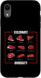 Celebrate Diversity Meat BBQ Grill Butcher Celebrate Diversity Funny Steak Cuts Grill BBQ Meat Lover Case for iPhone