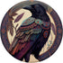Crow With Runes Nordic Mythology Feathers Boho PopSockets Standard PopGrip