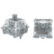 GATERON Zero Degree Fully Silent Silver Keyboard Switches, Linear 0° Dual-Rail 45g Force SMD LED (35 PCS)