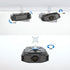 SCREEN PRO 22 lbs 360 30 3.3" Low Profile Projector Ceiling Mount Universal, Max Weight, Rotation Tilt | Universal