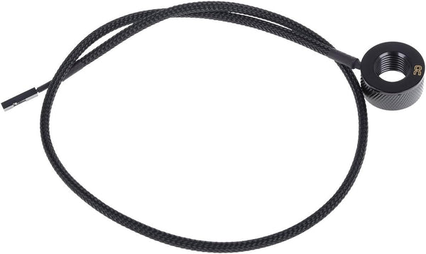 Alphacool Eiszapfen Temperature Sensor G1/4 IG/IG with AG Adapter, Deep Black
