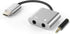 Cubilux USB C to TRS Microphone Headphone Splitter, Type C to 3.5mm Audio MIC Adapter, Compatible with Google Pixel