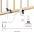 16.9in honecumi Baby Monitor Clip Mount Compatible with Nanit Pro Smart Baby Monitor & Flex Stand, Flexible Gooseneck