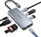 HOPDAY USB C Hub, 8 Ports USB C Dock with Double Monitor 4K