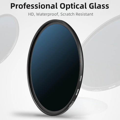43mm ND1000 Filter, Slim 10-Stop Fixed Neutral Density ND Filter for Camera Lens