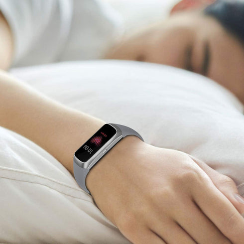 Watbro Compatible with Samsung Galaxy Fit SM-R370 Bands, Adjustable Soft Silicone Replacement Straps for Smartwatch