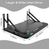 Projector Shelf, Wall Mount Floating Shelf, Projector Stand, Router Shelf for Xbox Series, PS5, PS4, Solid Wood Black-T