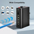 50PCS RJ45 Connectors, Ethernet Cat6 Pass Through Connector for Solid or Stranded UTP Ethernet Cable