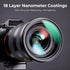 K&F Concept 52mm Lens Filter Kit - 18 Multi Layer Coatings Circular Polarizer & MC UV Protection Filter Set for