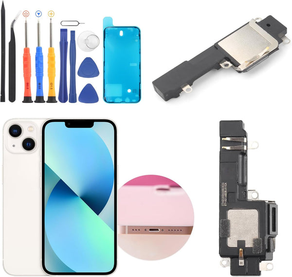 YWLRONG Loud Speaker Replacement for iPhone 13 - A2633 A2482 Ringer Speaker Buzzer Assembly with Tools