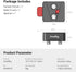 SmallRig Mini V-Lock Assembly Kit, V Mount Battery Plate, Quick Release Set with 1/4"-20 Threaded Holes - MD2801B