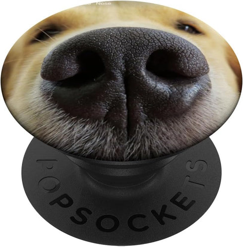 Dog Owner Muzzle Snoot Christmas Golden Retriever Gift PopSockets Standard PopGrip
