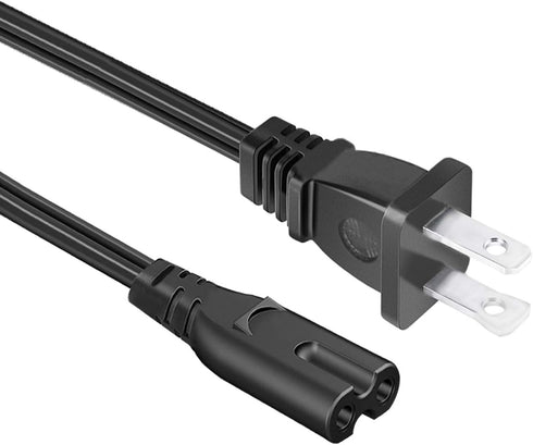 Trospow Power Cord Replacement for AuKing M8-F Mini Projector 8.2ft 2 Prong AC