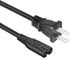 Trospow Power Cord Replacement for AuKing M8-F Mini Projector 8.2ft 2 Prong AC