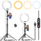 Kaiess 10.2" Selfie Ring Light with 65" Adjustable Tripod Stand & Phone Holder