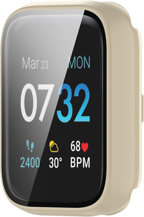 Screen Protector for iTouch Air 3 44mm Cases, Smartwatch Case Scratched Screen Protectors (Black+Navy Blue+Beige)