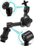 WANBY 7' 1/4" 3/8" (7'Arm) Articulating Magic Friction Arm & Large Adjustable Super Clamp Pliers Clip with and Thread