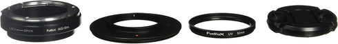 Fotodiox 72mm Macro Reverse Ring Filter Kit for 72mm Filter Thread Lenses to Nikon F-Mount Cameras with UV Filter and