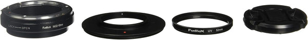 Fotodiox 72mm Macro Reverse Ring Filter Kit for 72mm Filter Thread Lenses to Nikon F-Mount Cameras with UV Filter and