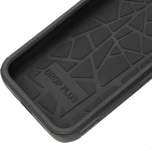 Heavy Duty iPhone 11 Case - Black, 3-Layer Shockproof & Dropproof Protection, Wireless Charging Compatible.