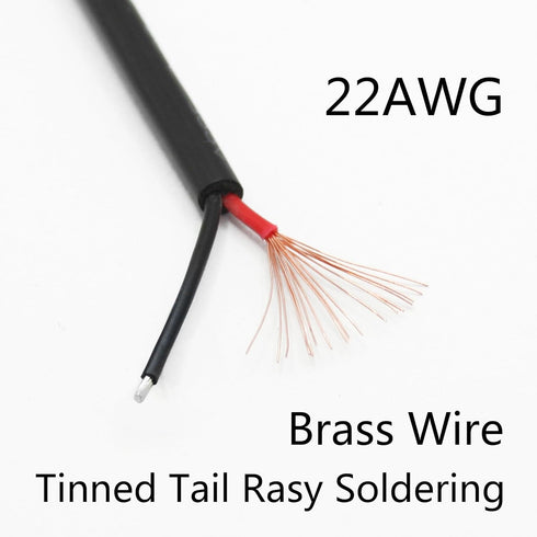 6.35mm Male Plug to Bare Wire Open End Audio Cable, 6FT, for Speaker Microphone Replacement DIY