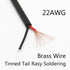 6.35mm Male Plug to Bare Wire Open End Audio Cable, 6FT, for Speaker Microphone Replacement DIY