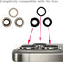 3pcs/Set Camera Lens Replacement for iPhone 15 Pro Max 6.7 inch, Rear Glass Replacement with Pre-Installed Adhesive +