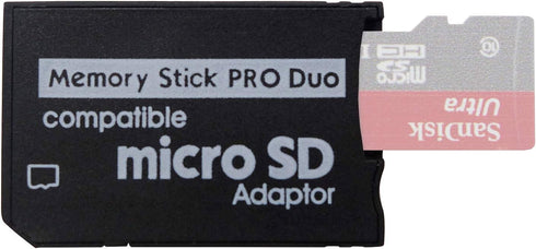 PSP Memory Stick Adapter, Funturbo Micro SD to Memory Stick PRO Duo for Sony PlayStation Portable