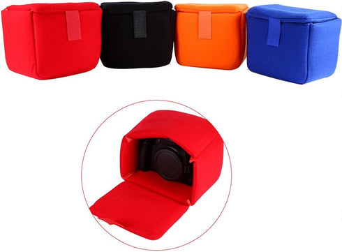 DSLR Camera Bags, Portable Camera Cases, Shock Protection Cases, Messenger Bags, Photography Accessories (Red)