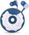 QearFun Donut Earbuds for Kids, Cute Earbud & in-Ear Headphones Wired Gift for School Girls and Boys with Microphone