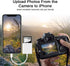 SD Card Reader for iPhone iPad Camera, Dual Card Slot Memory Card Reader Supports SD and TF Card, Portable Adapter