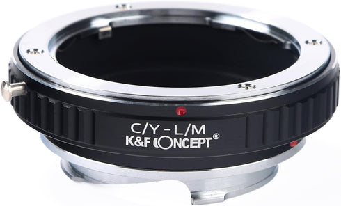 K&F Concept Lens Mount Adapter for Contax Y Mount to Leica M Lens Camera Body