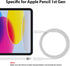 Pencil Charger Adapter for Apple Pencil 1st Generation, USB C to Pencil Adapter for iPad 10, USB-C to Lightning