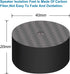Monosaudio Carbon Fiber Speaker Spike Floor Protectors 40x20mm for Audio, Speakers, Subwoofers, Amplifiers