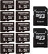 Gigastone 8GB Micro SD Card 10-Pack - Full HD Video for Surveillance, Action Camera, Drone, 85MB/s