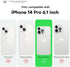 LOVE 3000 Designed for iPhone 14 Pro Case - Premium Silicone with Anti-Scratch Microfiber Lining, Navy Blue