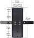 VideoSecu DVD DVR VCR Wall Mount Bracket for DVD Player, Blu-Ray, Media, VCR, Stereo, Adjustable Shelf Holder 1XU