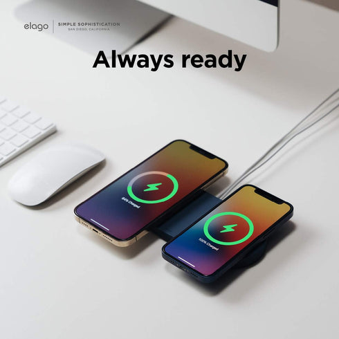elago 2 in 1 Wireless Charger Stand, Charging Station for MagSafe, Compatible with iPhone and AirPods