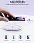 NANAMI Wireless Charger Pad, Compatible with iPhone 16/16 Plus/16 Pro/16 Pro Max, Qi Charger for Samsung Galaxy