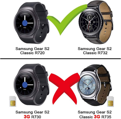 Samsung Gear S2 Classic SM-R732/Gear S2 SM-R720 Replacement Battery EB-BR720ABE with Adhesive Tool Repair Kit & Screws