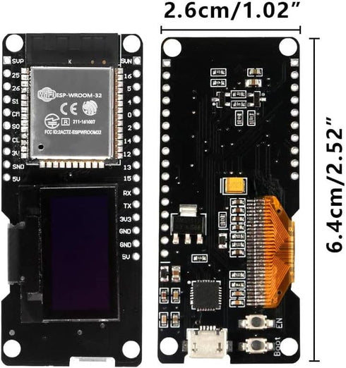 HiLetgo 0.96" ESP32 ESP32 ESP-32 OLED OLED WiFi Bluetooth Development OLED Display for Arduino AP STA