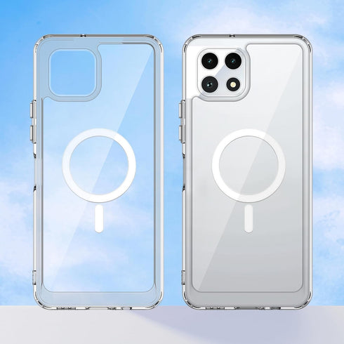 Osophter Revvl 7 5G Case, Clear Transparent Phone Cover, Military-Grade Protection
