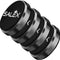 SALEX Magnetic Phone Mount 4 Pack, Black Flat Cell Phone Holder for Car Dashboard, Wall, Truck